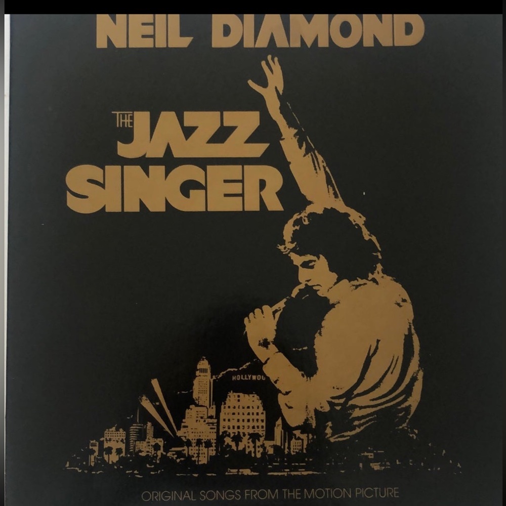 1980 NEIL DIAMOND Original songs “The Jazz Singer” vinyl record vintage